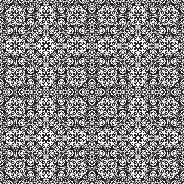 经典蜡染无缝图案背景图片下载