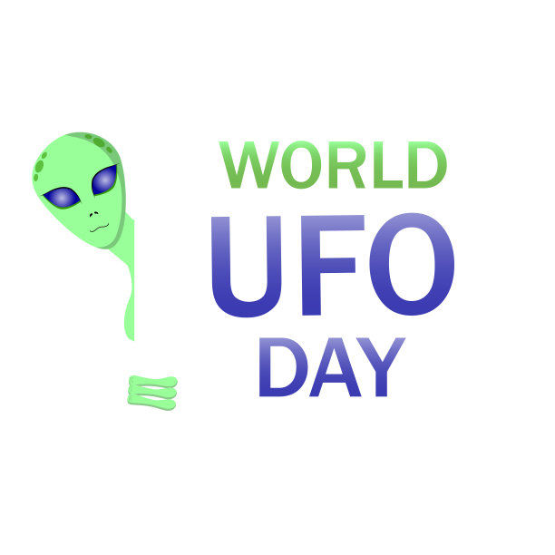 世界Ufo日概念。节日的设计布局。矢量插图。图片下载