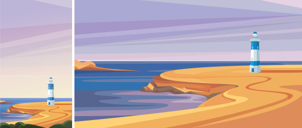 灯塔海图片下载