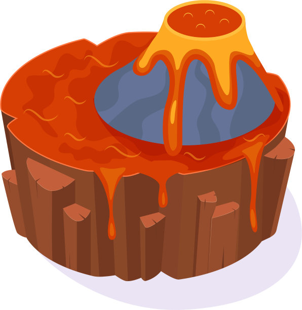 3d海岛游戏景观山与等距图片下载