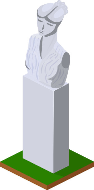 石基座半身像人纪念性纪念碑图片下载