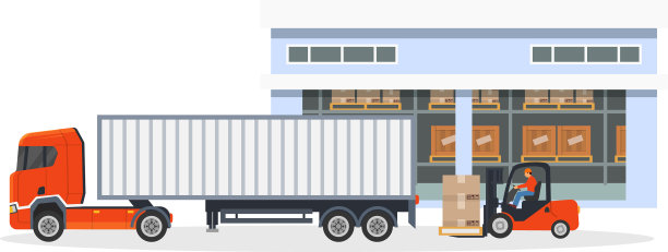 运输物流货车上图片下载