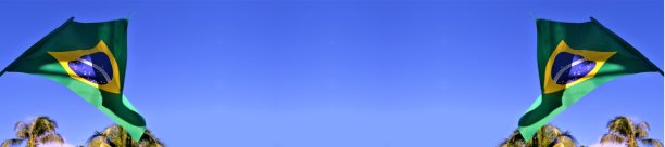 带有典型背景的巴西国旗图片下载