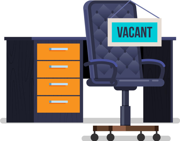 空着的空着的工作场所有桌子供员工用图片下载