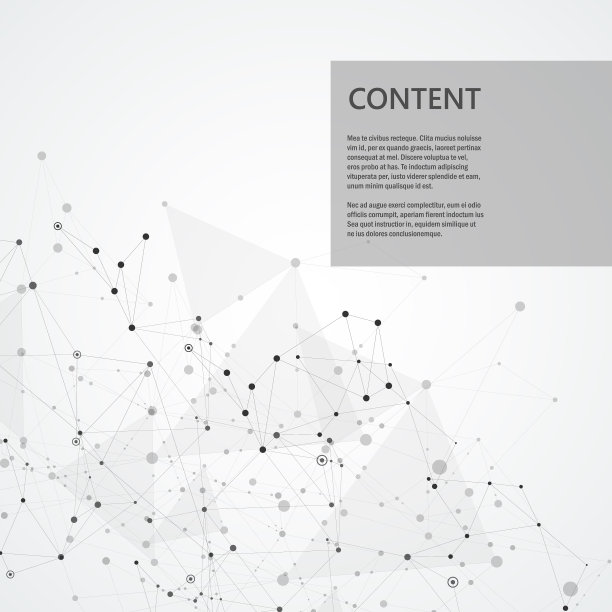 几何背景与连接抽象图片下载