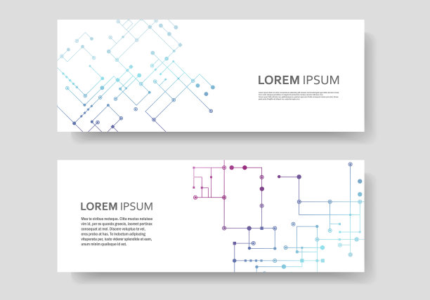 线路背景线连接着点线图片下载