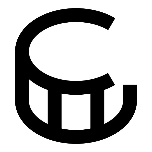 圆形竞技场简单的标志矢量设计图标插图图片下载