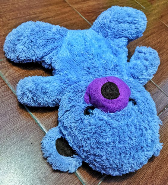 蓝色的泰迪熊图片下载