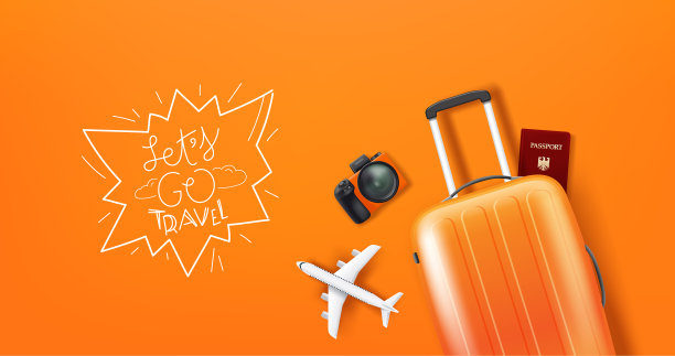 与不同的员工和标志一起旅行图片下载