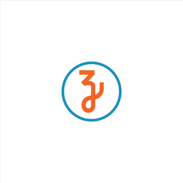 Z字母标志抽象设计上的黑色颜色图片下载