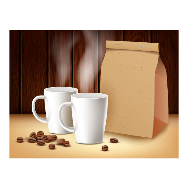 创意咖啡店宣传海报图片下载