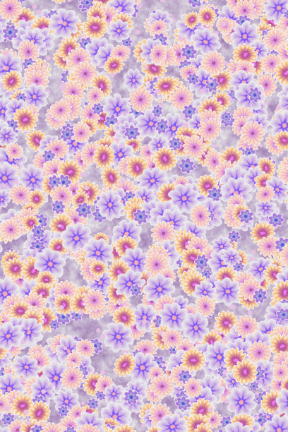 粉彩花背景图片下载