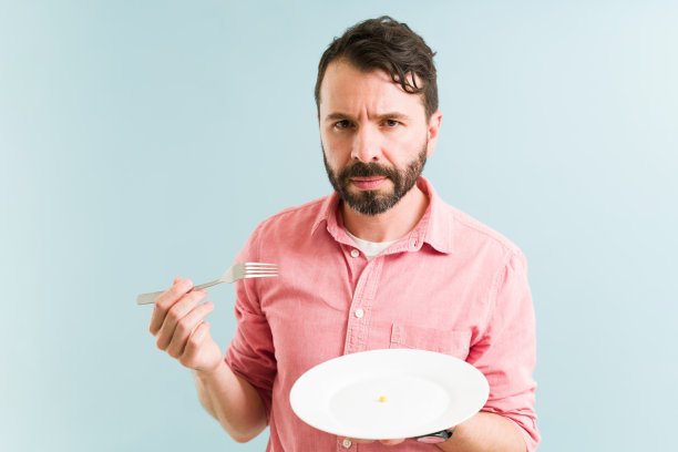 一个失去食欲的人的肖像图片下载