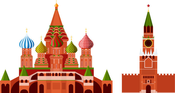 传统的俄罗斯建筑，俄罗斯文化图片下载