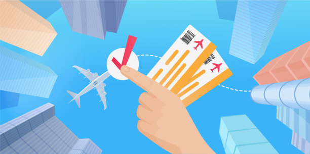 为商务旅行购买机票图片下载