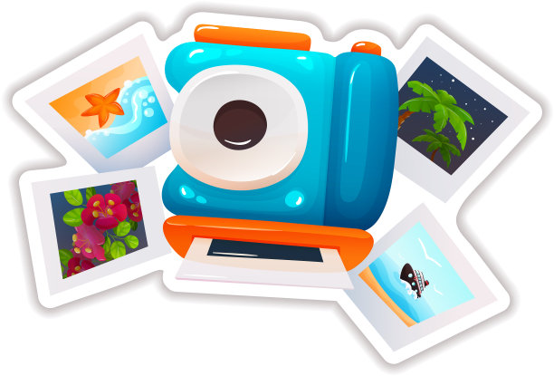 不干胶的形式现代相机多种多样图片下载