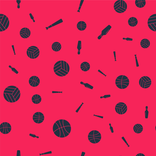 设置篮球、棒球、棒球、排球和图片下载