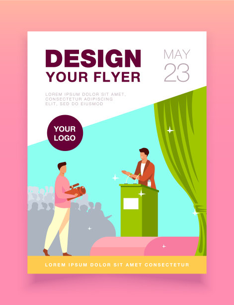 摄影师在舞台上拍摄演讲者图片下载