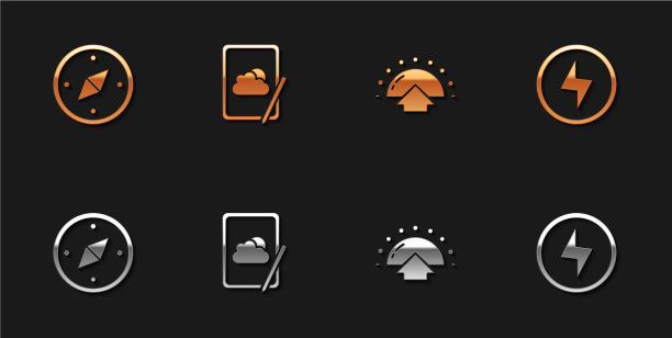 设罗盘，天气预报，日出和图片下载