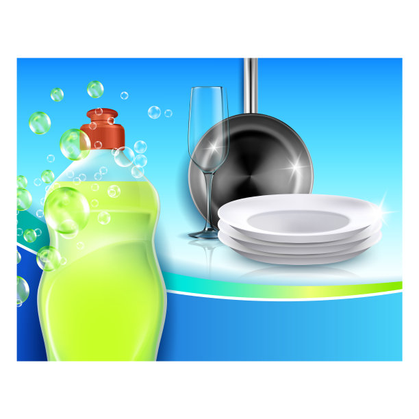 洗洁精液创意广告横幅图片下载