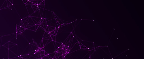 抽象的技术背景。蓝色背景上的网络连接结构。3 d渲染。图片下载