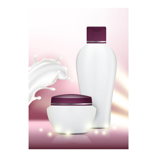 用于头发宣传海报的护发素图片下载