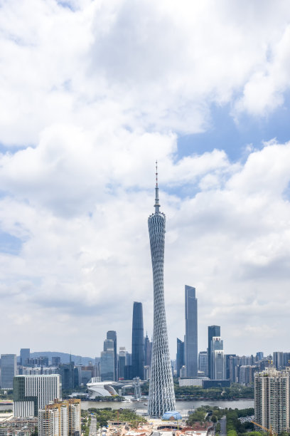 广州塔，广州的标志性建筑图片下载