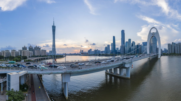 中国广州的航拍照片图片下载