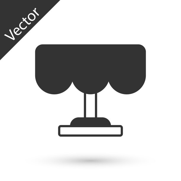 灰色木制桌子图标孤立在白色图片下载