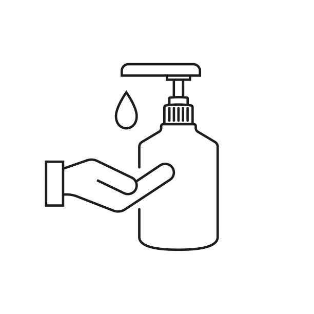 矢量图标洗手液图片下载