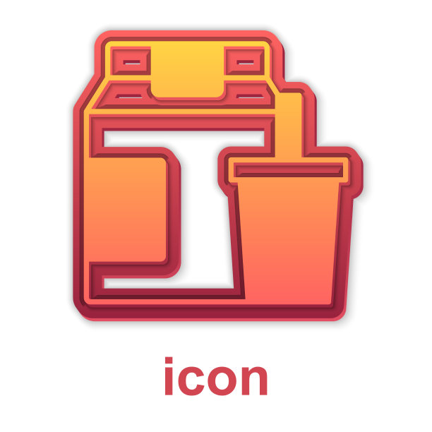 黄金在线订购和快餐外卖图标图片下载