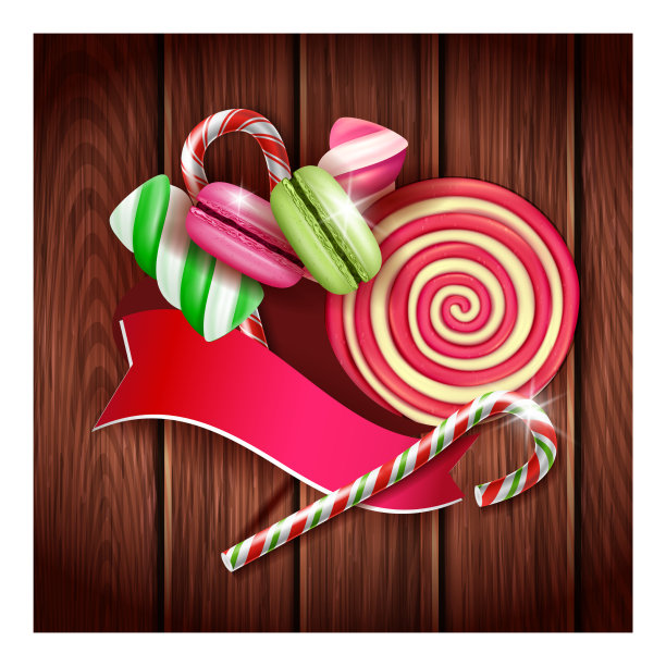 糖果店创意的促销横幅图片下载