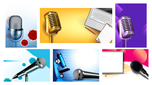 会议广告创意海报集图片下载