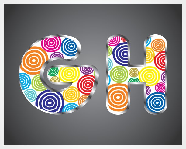 字体排版矢量素材：A到Z粗体字母合集图片下载