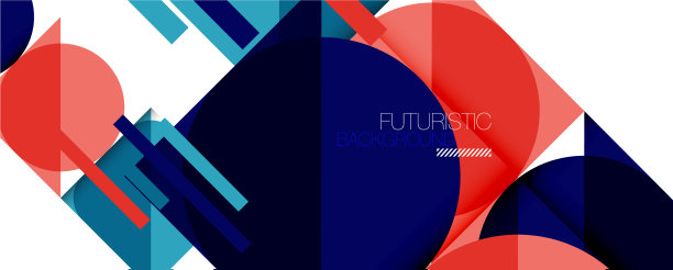 用简洁的几何抽象背景图片下载