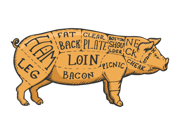 肉图猪雕图片下载
