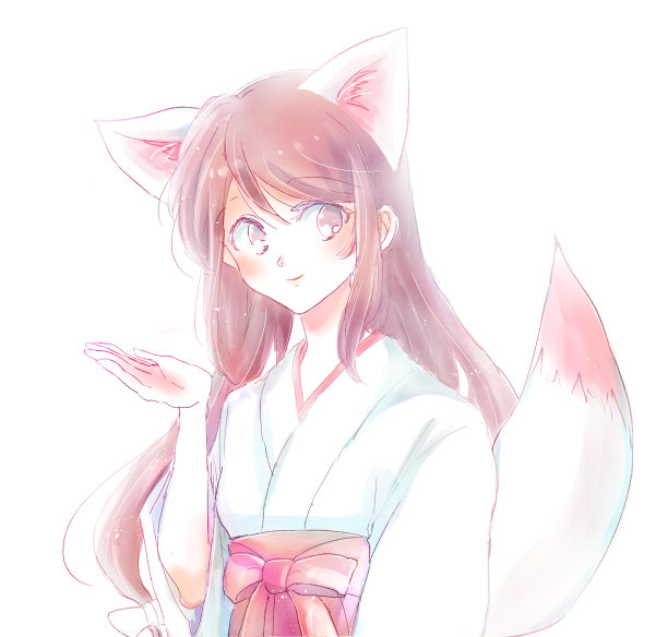 女孩的狐狸牧师形象图片下载