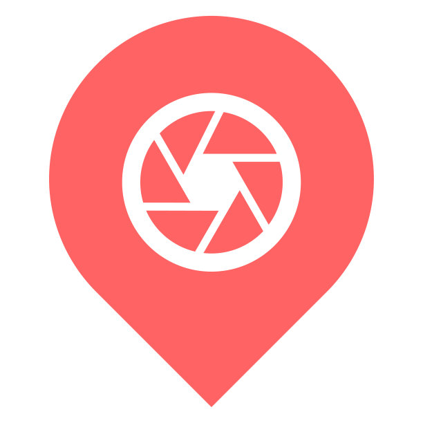 Pin照片相机图标矢量插图图片下载