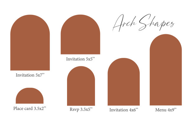 拱门形状模板，拱门婚礼请柬，激光切割请柬，菜单，地点卡。图片下载