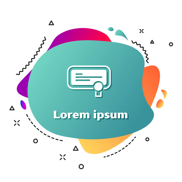 白色证书模板图标隔离在白色上图片下载