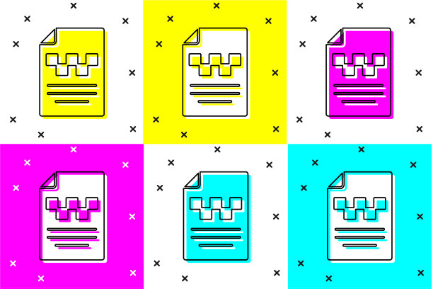 设置出租车司机执照图标隔离的颜色图片下载