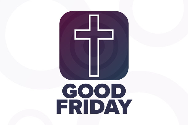 耶稣受难日假日概念模板图片下载