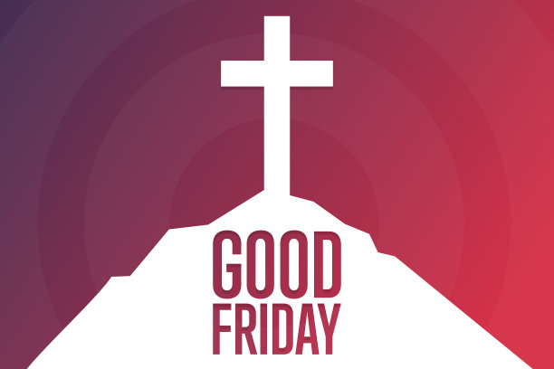 耶稣受难日假日概念模板图片下载