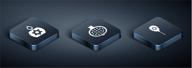 用星星设置等距燃烧的蜡烛气球图片下载