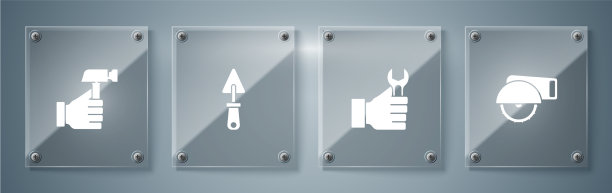 设置电动圆锯扳手、扳手、抹子图片下载