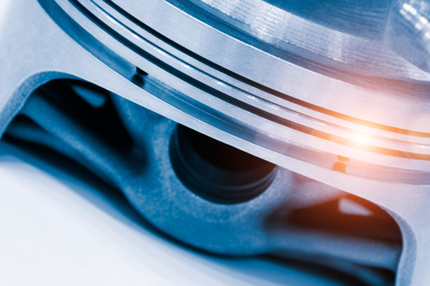 现代活塞特写使用3D打印技术图片下载