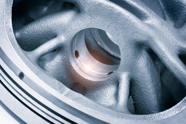 现代活塞特写使用3D打印技术图片下载