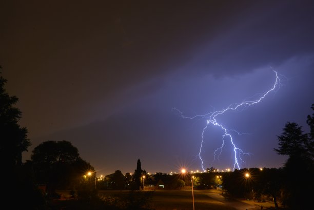 肯普顿公园上空有雷暴图片下载