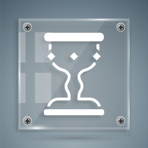 白色中世纪酒杯图标孤立在灰色图片下载