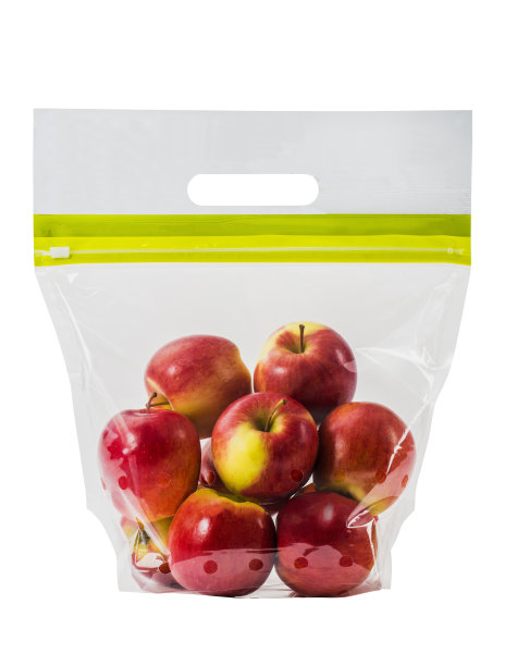苹果装在可重复密封的塑料袋里图片下载